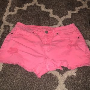 Aeropostale high waisted pink shorts size 4